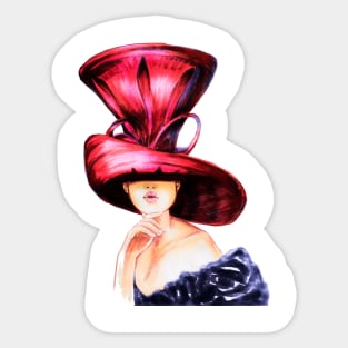 Steampunk Top Hat Sticker